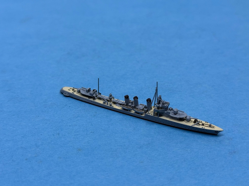 Destroyer "Fougueux" paintd decks (1 p.) F 1936 Neptun N 1463S